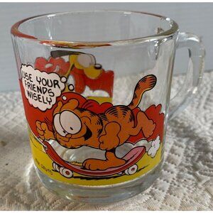 McDonald Garfield Otto United Feature Syndicate Coffee Mug 1978 Use Your Friends